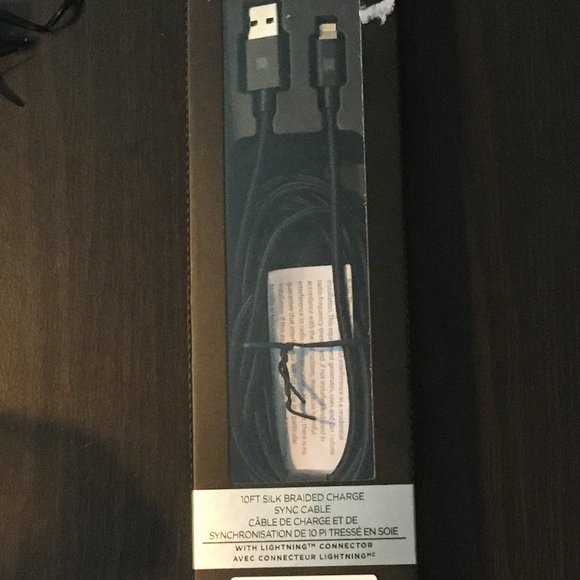 Platinum 10ft. Silk Braided Charge Sync Cable For iPhone/iPad - Picture 1 of 6